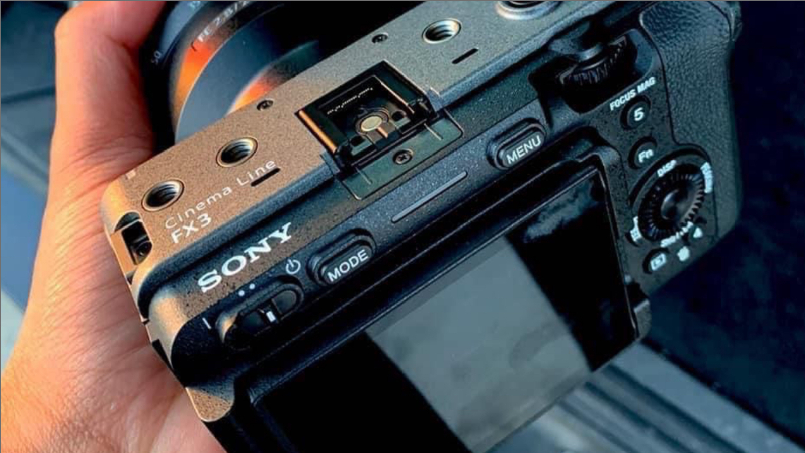 Sony fx3 body. Sony fx3 Cinema line.